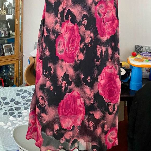 Floral Knee Length Dress Size 14 - Picture 2 of 2